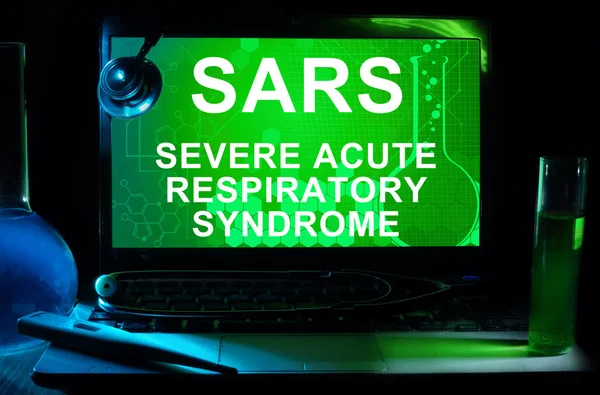 SARS (Síndrome respiratorio agudo grave) ) —  Fotos de Stock