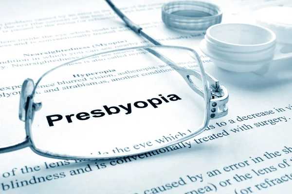 Presbyopia — Stock Photo, Image