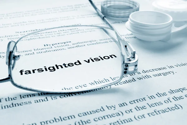 Farsighted vision — Stock Photo, Image