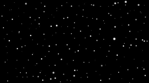 闪烁的星星在夜间背景下的运动图形 — 图库视频影像