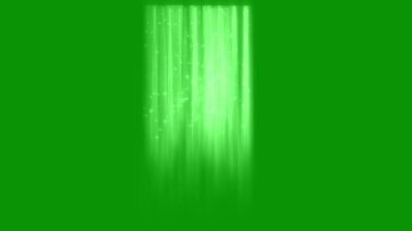 Yeşil ekran arkaplanlı ışık hareketi grafikleri
