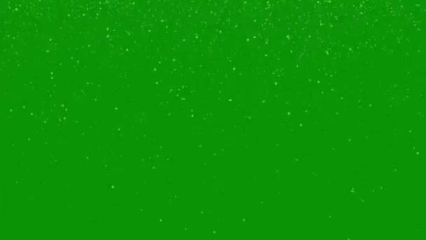 Grafika Ruchu Deszczowego Zielonym Tle Ekranu — Wideo stockowe