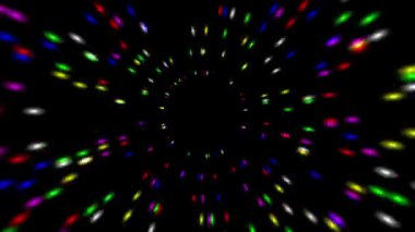 Gece arkaplanlı hiperuzay hareket grafikleri