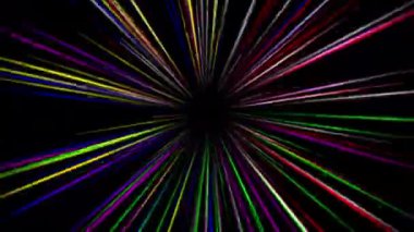 Gece arkaplanlı renkli hız çizgileri hareket grafikleri