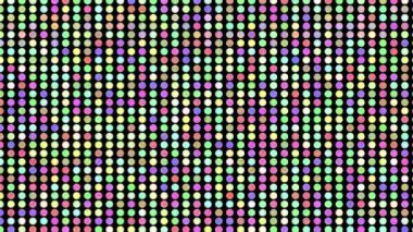 Gece arkaplanlı renkli daireler desen grafikleri