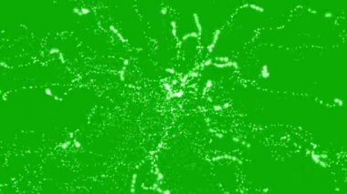Yeşil ekran arkaplanlı havai fişek hareketi grafikleri