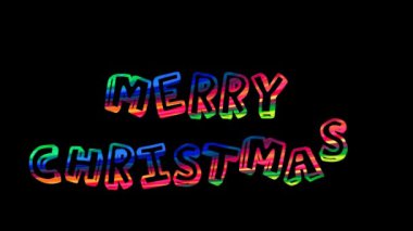 Havai fişek arkaplanlı mutlu noel hareketleri grafikleri