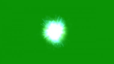 Yeşil ekran arkaplanlı ruhani aura hareket grafikleri