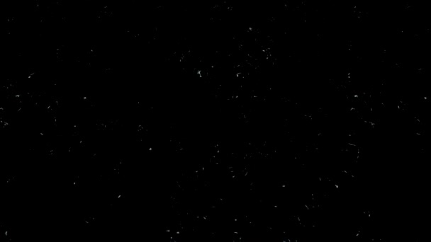 具有夜间背景的水波运动图形 — 图库视频影像