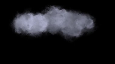 Fırtınalı bulutlar gece arkaplanlı hareketli grafikler