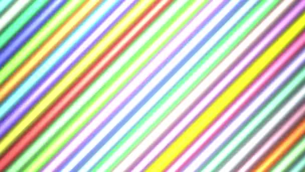Цветные Полосы Движения Графический Фон — стоковое видео