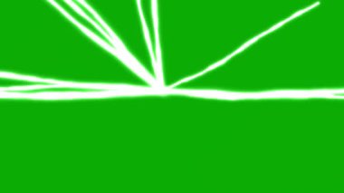 Işık yeşil ekran arkaplanlı hareket grafiklerini çizer