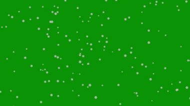 Kar, yeşil ekran arkaplanlı hareket grafiklerini bozar