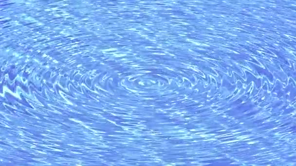 Ondas Água Azul Movimento Gráficos Fundo — Vídeo de Stock