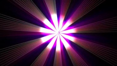 Parlayan ışık huzmeleri, gece arkaplanlı hareket grafikleri