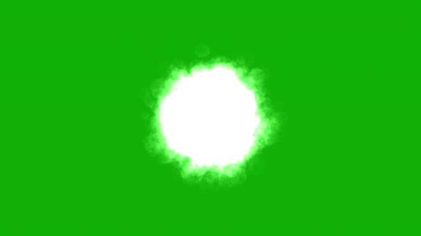 緑の画面の背景と星の動きのグラフィックを光る — ストック動画
