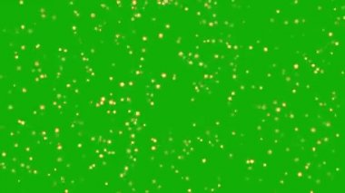 Yıldızlar yeşil ekran arkaplanlı hareket grafiklerini patlatır