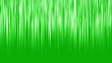 Yeşil ekran arkaplan ile parlayan ışık dalgaları hareket grafikleri