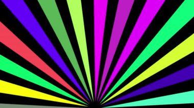 Gece arkaplanlı renkli ışık ışınları hareket grafikleri