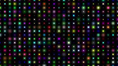 Sade siyah arkaplan ile renkli flaş ışığı desen grafikleri