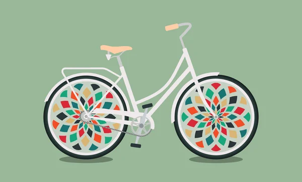 観賞用自転車イラスト — ストックベクタ