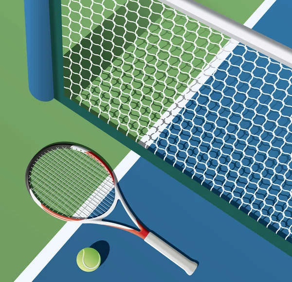 テニスコート — ストックベクタ
