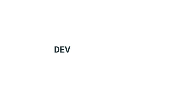 Devops Esquema Proceso Desarrollo Software Metodología Marco Detallado Gestión Proyectos — Vídeos de Stock