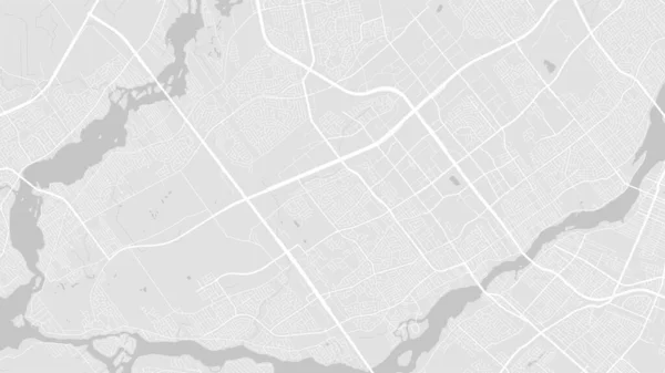 Branco Cinza Claro Laval Cidade Área Vetorial Fundo Mapa Ruas — Vetor de Stock