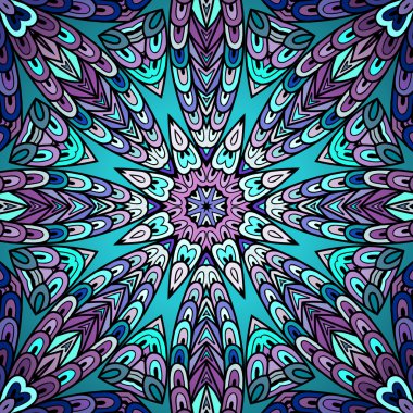 Renkli daire süsleme ile Seamless Modeli.