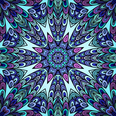 Renkli daire süsleme ile Seamless Modeli.