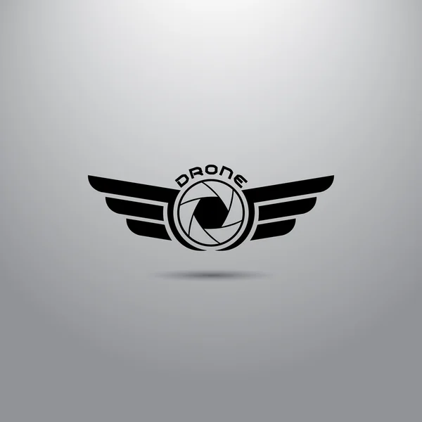 Quadrocopter business icon — Stock Vector