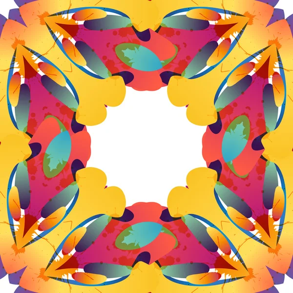 Цветной бесшовный узор с свободной формой — стоковый вектор