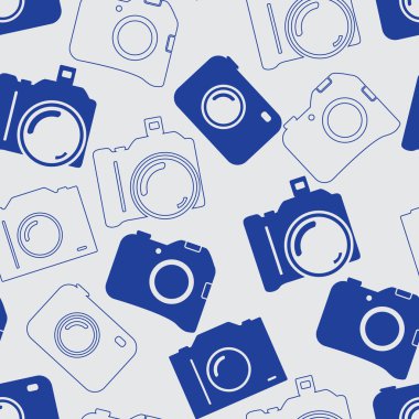 sfondo senza soluzione di continuità con le telecamere blu