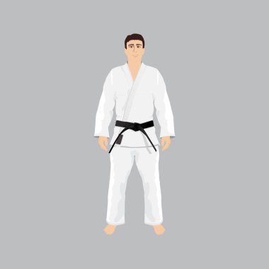 Judo ve jiu-jitsu erkek spor giyim