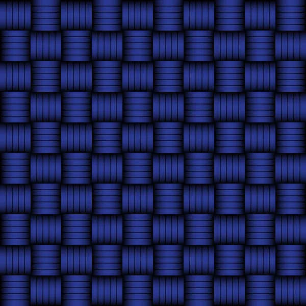 Blaues und schwarzes geometrisches Muster — Stockvektor
