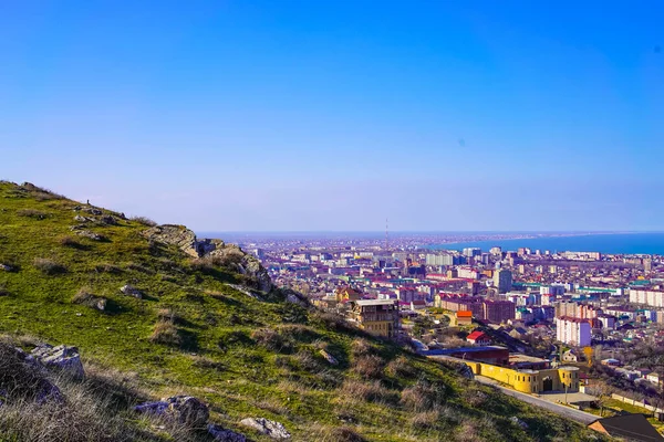Makhachkala şehri, Dağıstan Cumhuriyeti, Rusya. Tarki Dağı - Tau.