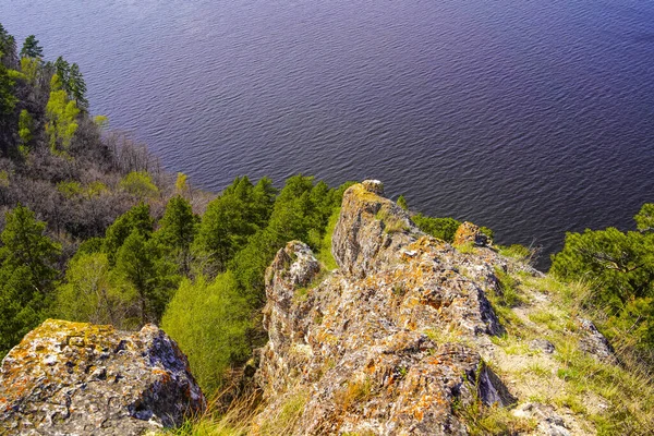 Volzhsky Utes Rock White Stone Samara Stonehenge Samarskaya Luka Samara — Stock Fotó