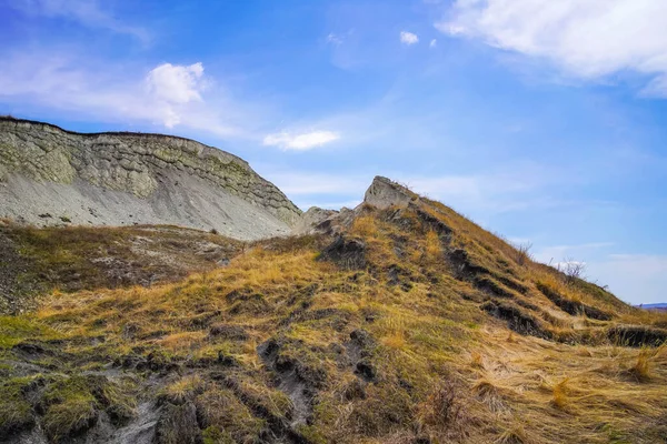 Die Podvalskie Terrassen Sind Ein Besonders Geschütztes Geologisches Objekt Von — Stockfoto
