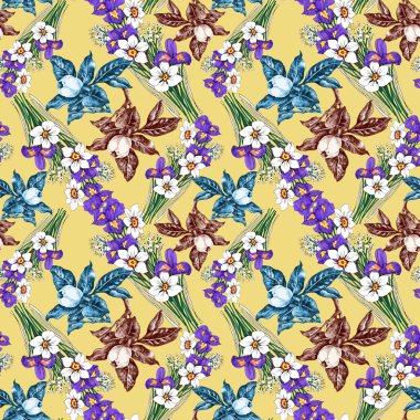 çiçek açan Çiçek demetleri