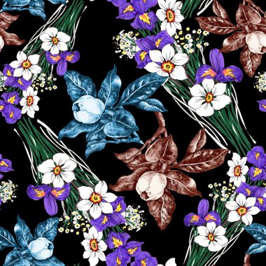 çiçek açan Çiçek demetleri