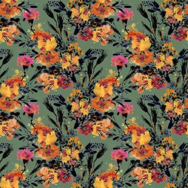 Kusursuz çiçek deseni 