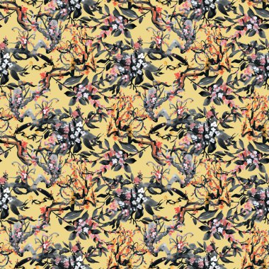 Kusursuz çiçek deseni