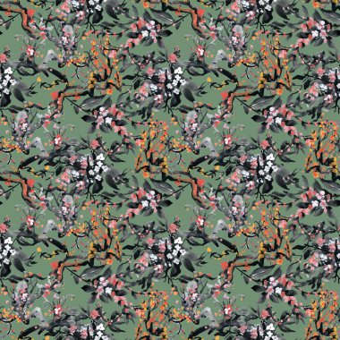 Kusursuz çiçek deseni