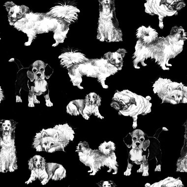 Kroki köpekleri ile Seamless Modeli