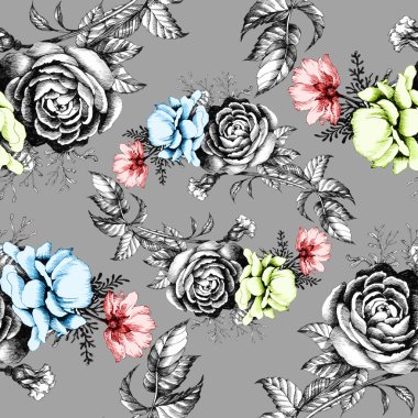 Güzel çiçek desenle