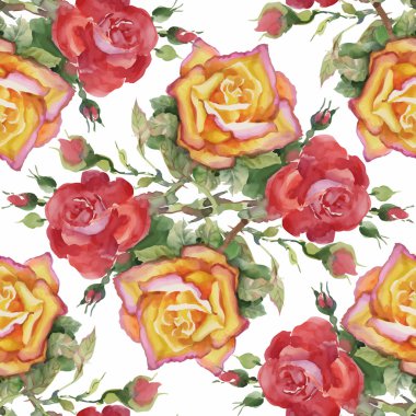 Güzel yaz çiçek deseni