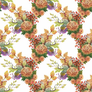 Güzel yaz çiçek deseni