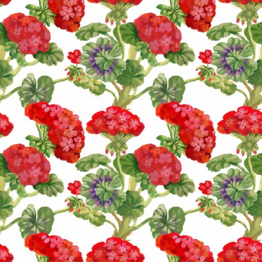 Güzel yaz çiçek deseni