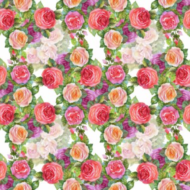 Güzel yaz çiçek deseni