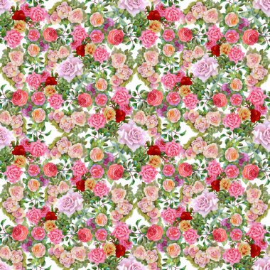 Güzel yaz çiçek deseni